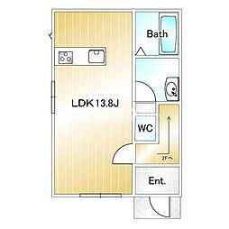 lavender E 1階3LDKの間取り