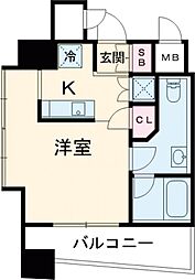 PH4 1Kの間取図画像