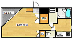 Rote　katze 4階1Kの間取り