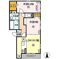 物件の間取り
