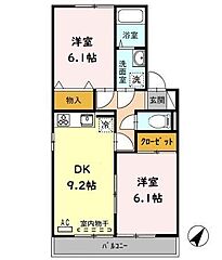 物件の間取り