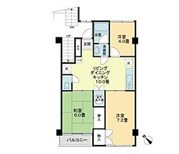 ライオンズマンション富士見台 3階3DKの間取り