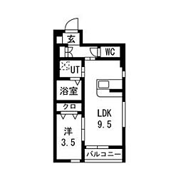 間取図画像 1LDK