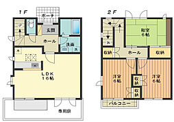 グリーンピア石川 1階3LDKの間取り