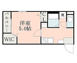 Ｓａｉｎｔ−Ｄｅｅｒｓ 5階1Kの間取り