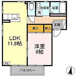 間取図画像 1LDK