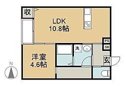 間取図画像 1LDK