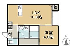 間取図画像 1LDK