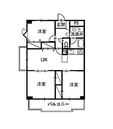 間取図画像 3LDK