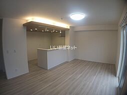 京阪交野線 郡津駅 徒歩5分の賃貸アパート 1階2LDKのリビング/ダイニング