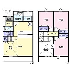 ＫＯＵＫＩメゾン 1階3LDKの間取り