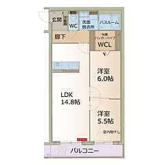 物件の間取り
