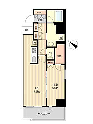 ＨＦ両国レジデンス 9階1LDKの間取り