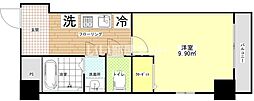 越谷市赤山本町マンション 1Kの間取図画像