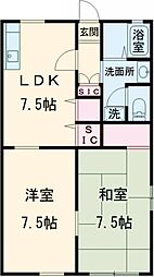 間取図画像 2DK
