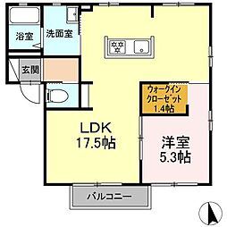 間取図画像 1LDK
