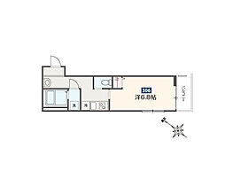 東武野田線 東岩槻駅 徒歩4分の賃貸アパート 3階1Kの間取り