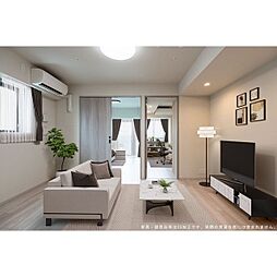 リビオメゾン新宿ｗｅｓｔ 0802 8階2LDKのリビング/ダイニング