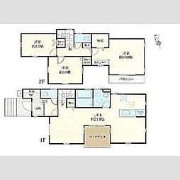 マイホームネクスト千城台東3丁目　4号棟 1階3LDKの間取り