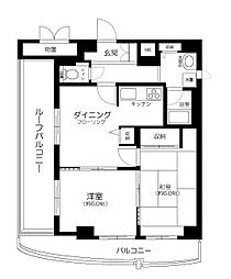 ＡｚａｌｅａＨｏｕｓｅ練馬 10階2DKの間取り