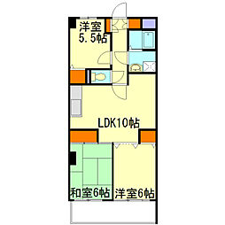 ＺＥＰＨＹＲ21 2階3LDKの間取り