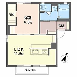 間取図画像 1LDK