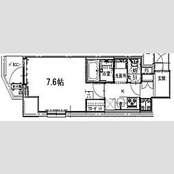 S-FORT板橋本町 5階1Kの間取り