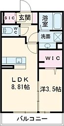 間取図画像 1LDK