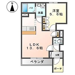 間取図画像 1LDK