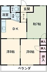 間取図画像 3DK