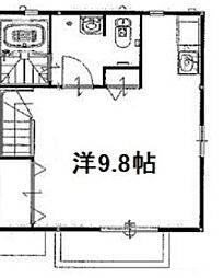 アフィット 2階ワンルームの間取り