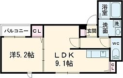 間取図画像 1LDK