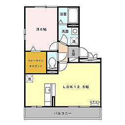 間取図画像 1LDK