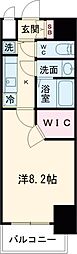 S-RESIDENCE四日市市堀木amante(アマンテ) 1Kの間取図画像