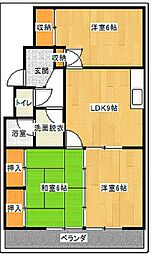 間取図画像 3LDK