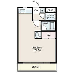 間取図画像 ワンルーム