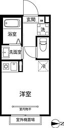 Ｔ’ｓ　Ｃｕｏｒｅ赤羽志茂 1階ワンルームの間取り