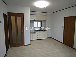 笹本ハイツＢ 202 2階2LDKのリビング/ダイニング