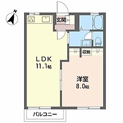 間取図画像 1LDK