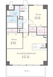 ザ・グレース京都岡崎 1階1SLDKの間取り