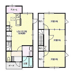 ピサリ本郷Ｂ棟 12階3LDKの間取り