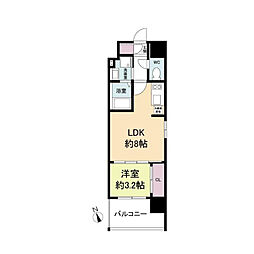 ウェンディ光町(旧LiveCasa光町) 201 2階1LDKの間取り