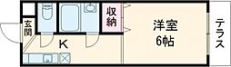 間取図画像 1K