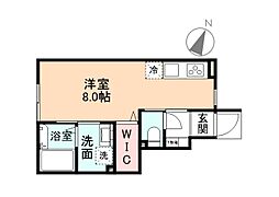 ＥｄｇｅＭｏｍｅｎｔ長江 108 1階ワンルームの間取り