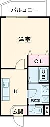 間取図画像 1K