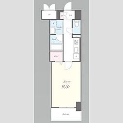 SOU大須 0202 2階1Kの間取り