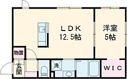 間取図画像 1LDK