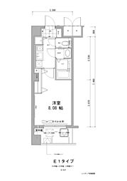 JR東海道・山陽本線 京都駅 徒歩7分の賃貸マンション 6階1Kの間取り