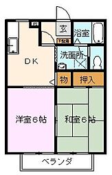 間取図画像 2DK