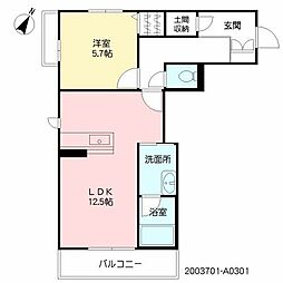 ＳＨＡＭＡＩＳＯＮ　ＧＲＡＮＦ 3階1LDKの間取り